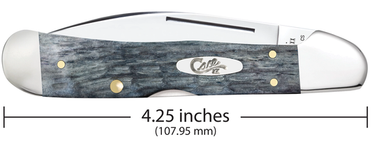 Pocket Worn Gray Bone Crandall Jig CopperLock- 4 1/4in (10.8 cm) closed, 2.8 oz