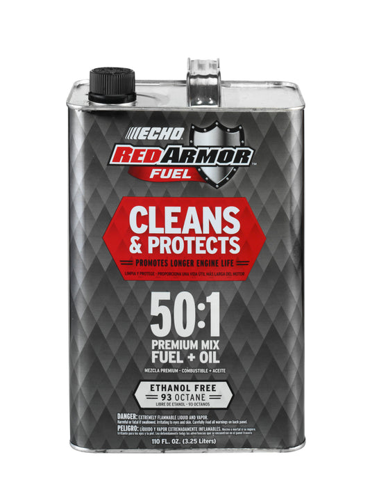 Red Armor Fuel 50:1 Premium Mix Fuel+Oil Ethanol Free-93 Octane 110fl.oz.