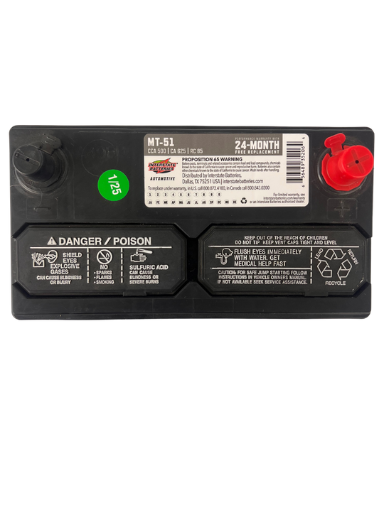 Interstate Battery- MT-51